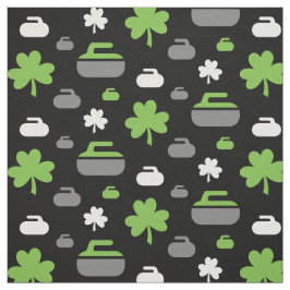 Rocas y tela de los tréboles que se encrespan