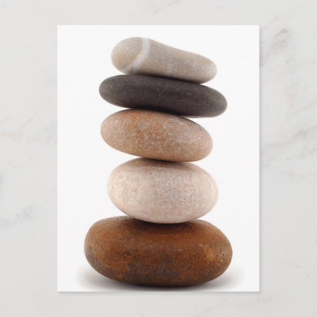 Rocas Zen; postal (Anverso)