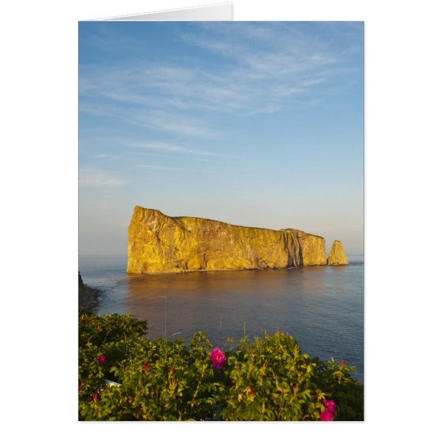 Rocher Perce (Roca Perce), Quebec, Canadá. (Frente)