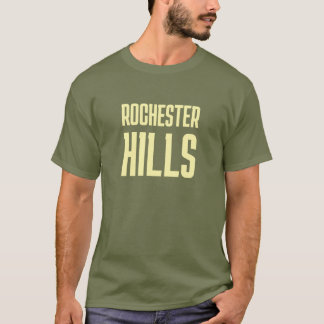 Rochester Hills Michigan Impreso Camiseta