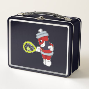 Rociar al tenis con raqueta de tenis