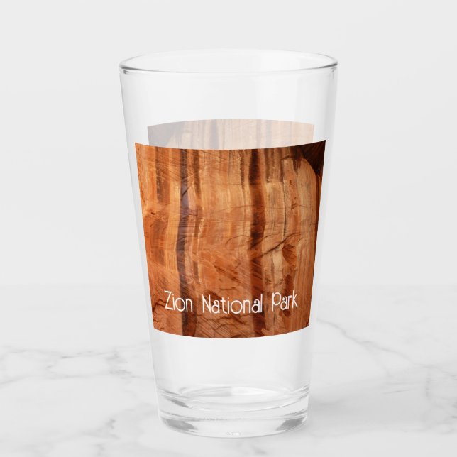 Rock a rayas de doble arco Alcove II en Sión (Anverso)