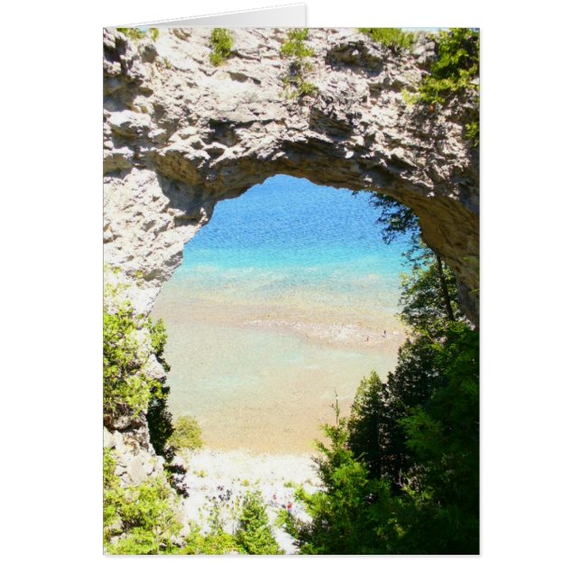 Rock arco, isla mackinac (Frente)
