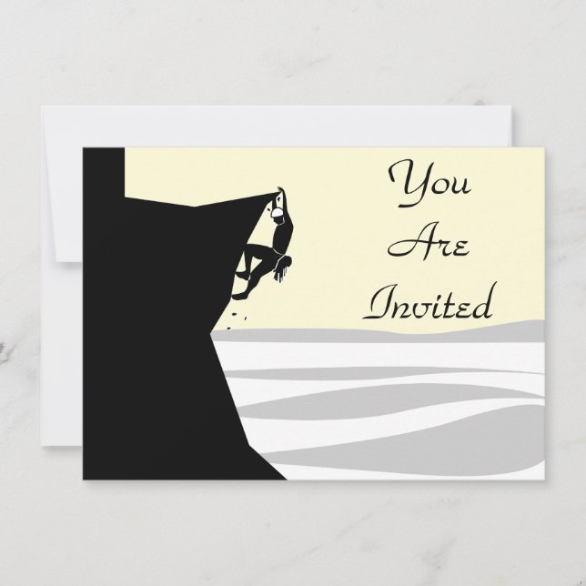 Rock Climber 1 - Invitación (Anverso)