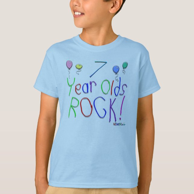 ¡Rock De 7 Años! Camiseta (Anverso)