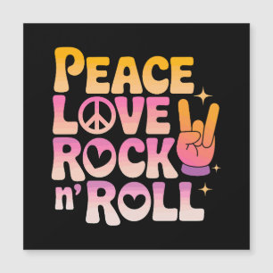 Rock de amor por la paz en Rollo - Tipografía insp