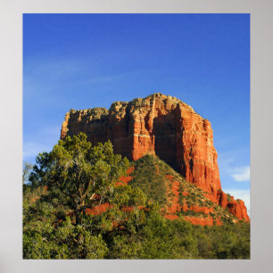 Rock de la catedral, Sedona, impresión de tela de
