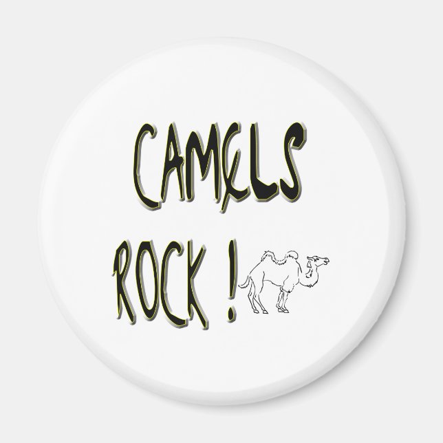 ¡Rock de los camellos! Imán (Frente)