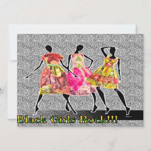 Rock de los Chicas negros (Anverso)