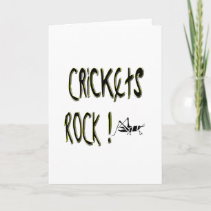 ¡Rock de los grillos! Tarjeta mediana