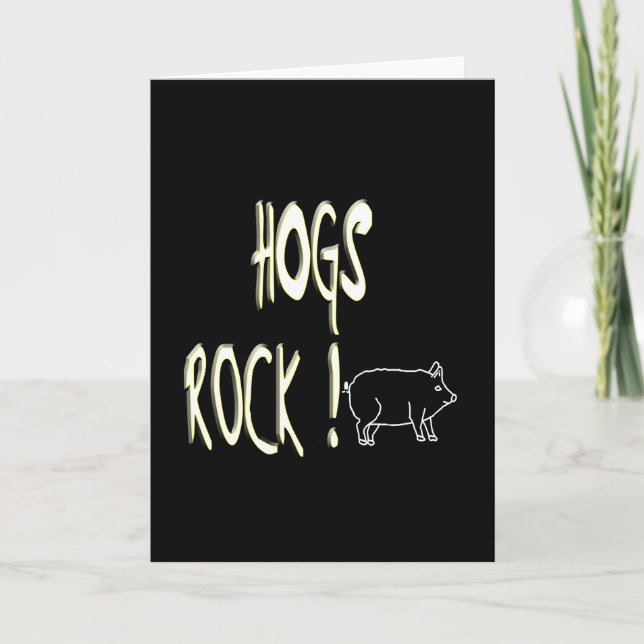 ¡Rock de los perros! Tarjeta mediana (Anverso)