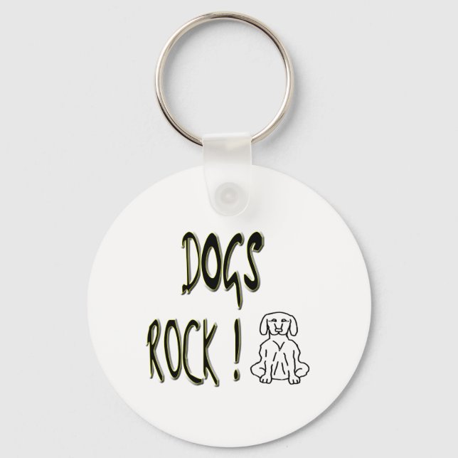 ¡Rock de perros! Llavero (Anverso)