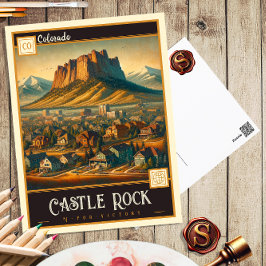 Rock del castillo, Colorado | Postal de época