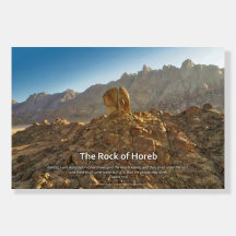 Rock del Poster Inspirador de Horeb