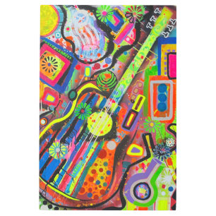 ROCK en EE.UU. 24 x 36 arte mural Metalizado