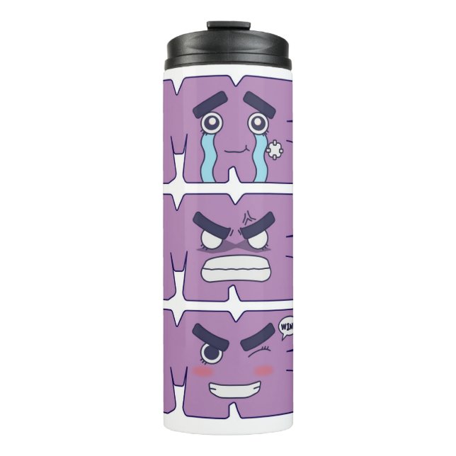 ¡Rock Lee! Vaso con caras (Anverso)