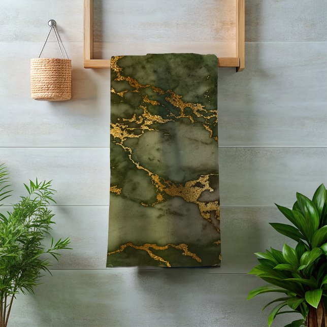 Rock metálico de piedra de mármol verde de oro for (Subido por el creador)
