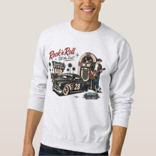 Rock ’n’ Roll Hasta el Fin Sudadera Vintage Años 5