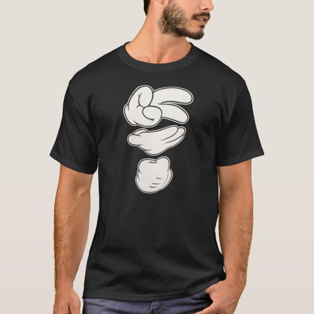Rock, papel, tijeras camisetas de hombres (Anverso)