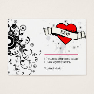 Rock & Roll Grungy Heart Music Boda