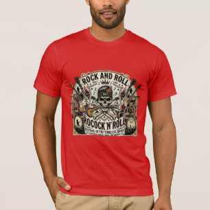 Rock & Roll Revival   Camiseta del Festival Skull 