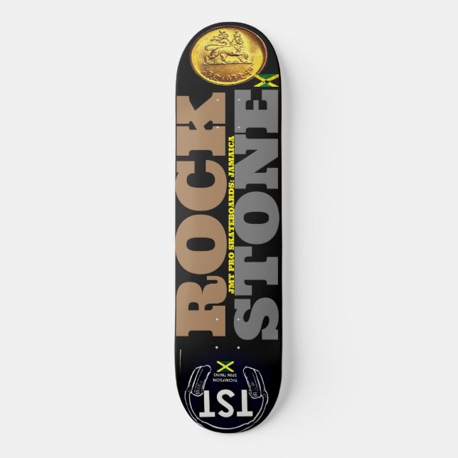 ROCK STONE  DECK DE PATINETA JMT 8 1/4" Oficial (Anverso)