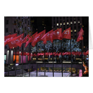 Rockefeller Center Ice Skating Rink NYC Fotografía