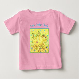 ROCKER CHICK MOSH PIT, BEY CHICKEN JERSEY T-SHIRT