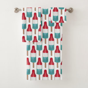 Rocket azul rojo Pop Popsicle Patriótico USA