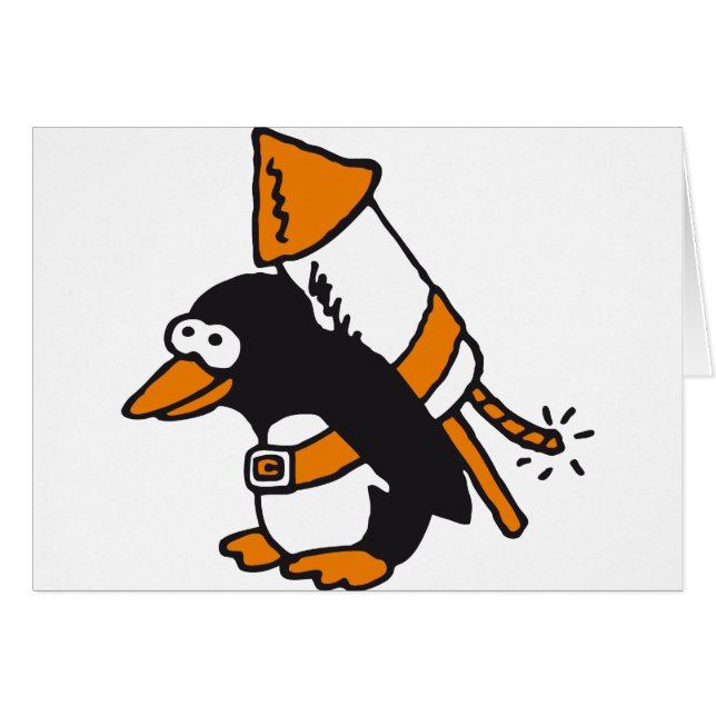 rocket penguin (Anverso (Horizontal))