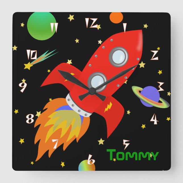 Rocket personalizó el reloj de pared (Anverso)