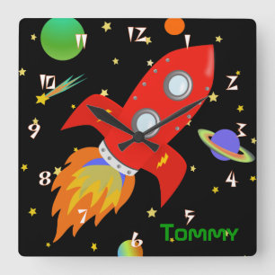 Rocket personalizó el reloj de pared