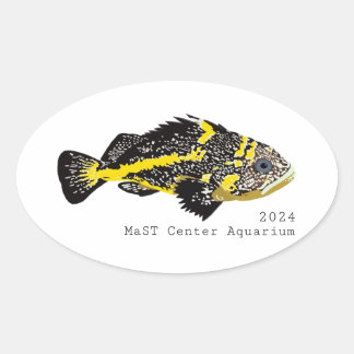 Rockfish de tira amarilla 2024 - Pegatinas redondo