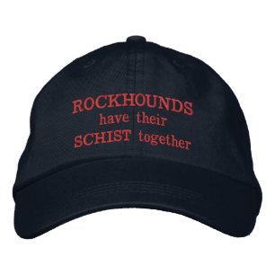 Rockhounds tiene su Schist juntos gorra
