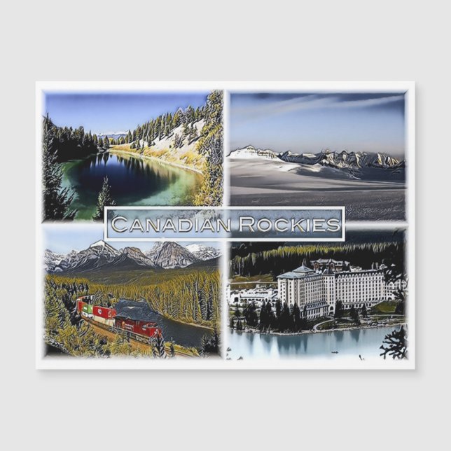 Rockies canadienses - Canadá - Mosaico - (Anverso)