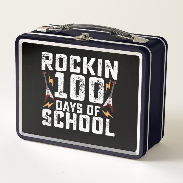 Rockin 100 días de cosecha de guitarra rock escola (Anverso)