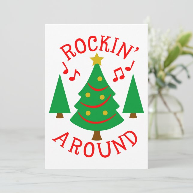 Rockin alrededor del árbol de Navidad (Anverso de pie)