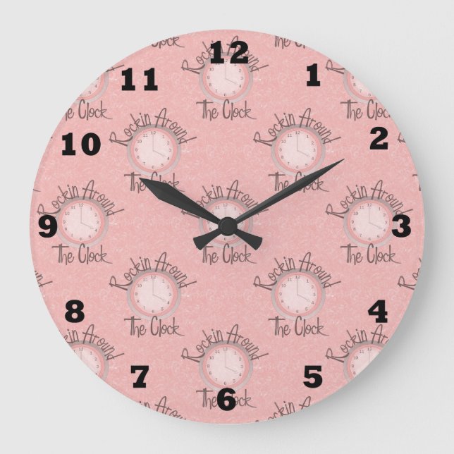 Rockin alrededor del reloj de pared del reloj (Anverso)