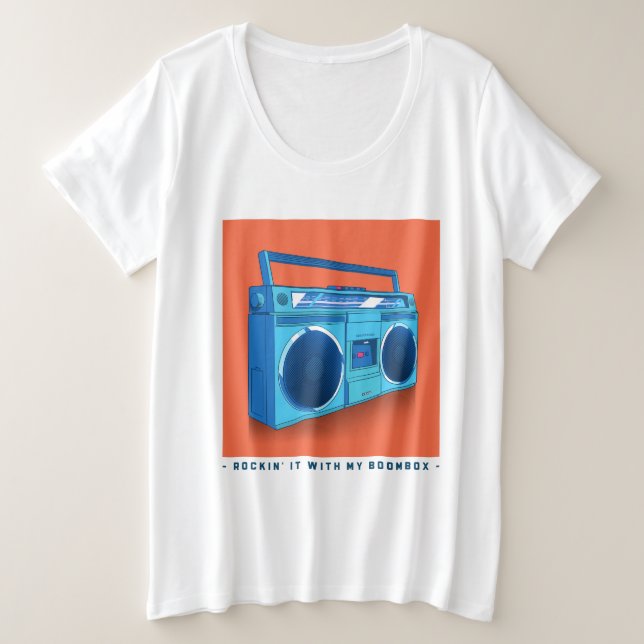 Rockin con mi Boombox (Anverso del diseño)