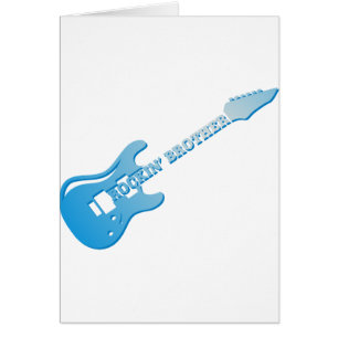Rockin creativo' Brother con la guitarra
