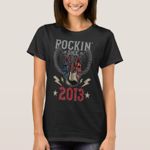 Rockin Desde 2013 Camisetas Rock N Roll Amantes 10