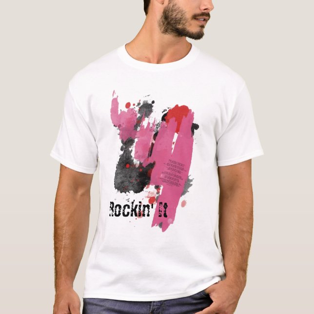 Rockin él camiseta del Grunge (Anverso)
