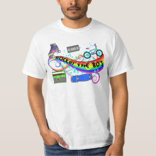 Rockin la camiseta de los años 80