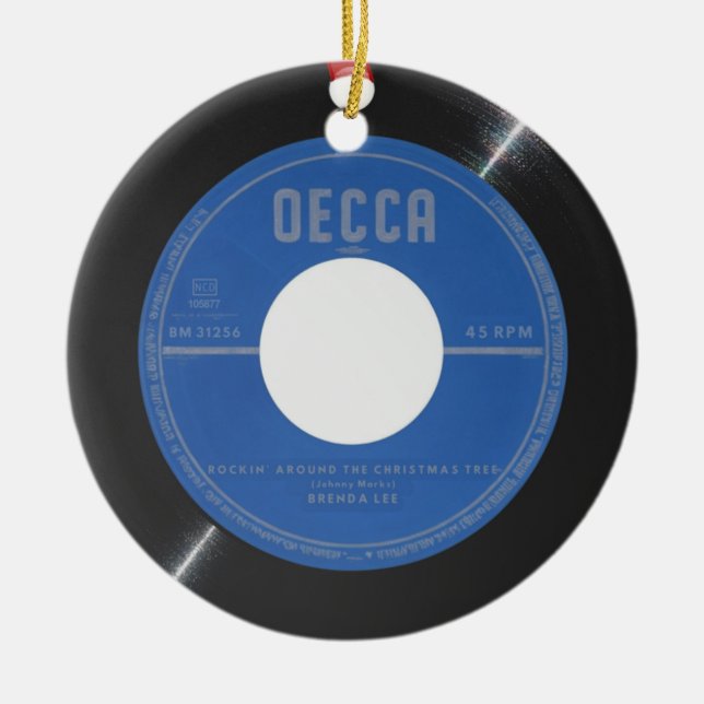 Rocking Alrededor Del Ornamento De Navidad En Árbo (Frente)