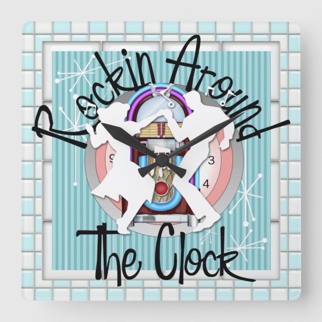 Rocking Alrededor del reloj de pared - SRF (Anverso)