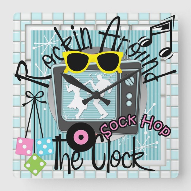 Rocking Alrededor del reloj de pared - SRF (Anverso)