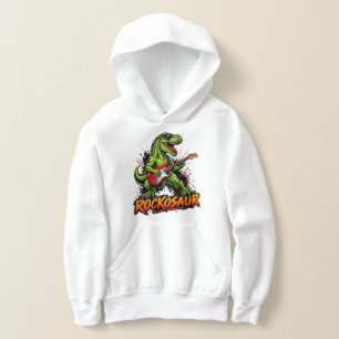 Rockosaur Dinosaurio Divertido Tocando Guitarra El