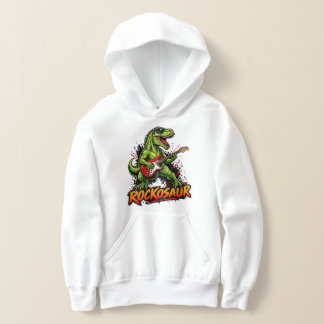 Rockosaur Dinosaurio Divertido Tocando Guitarra El
