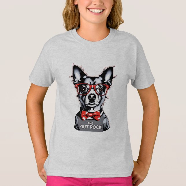 Rockstar Pup: La camiseta de Out Rock (Anverso)