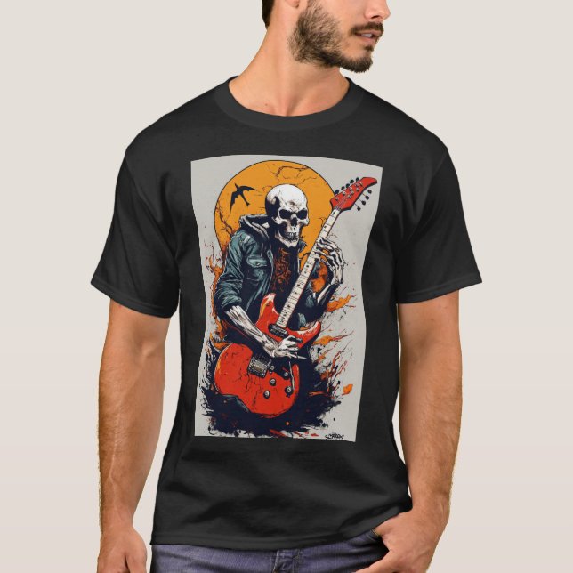 Rockstar Vibes: Camiseta Skull y Guay (Anverso)